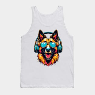 Belgian Laekenois Smiling DJ: Groovy Beats Ambassador Tank Top